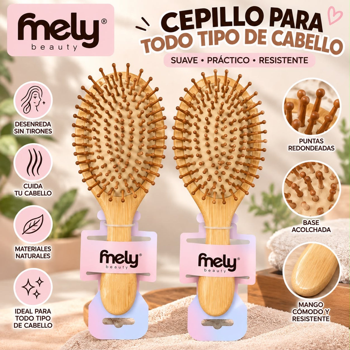 PEINE DE MADERA