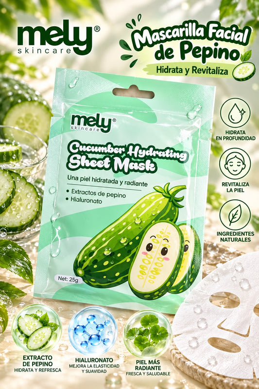 Mely mascarilla facial pepino
