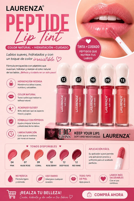 laurenza lipgloss con color
