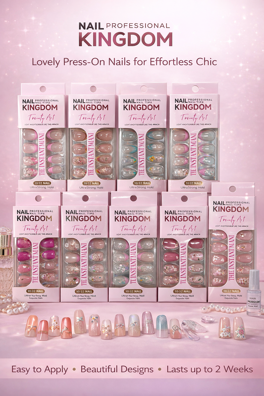 NAIL KINGDOM PROFESIONAL UÑAS 12pc