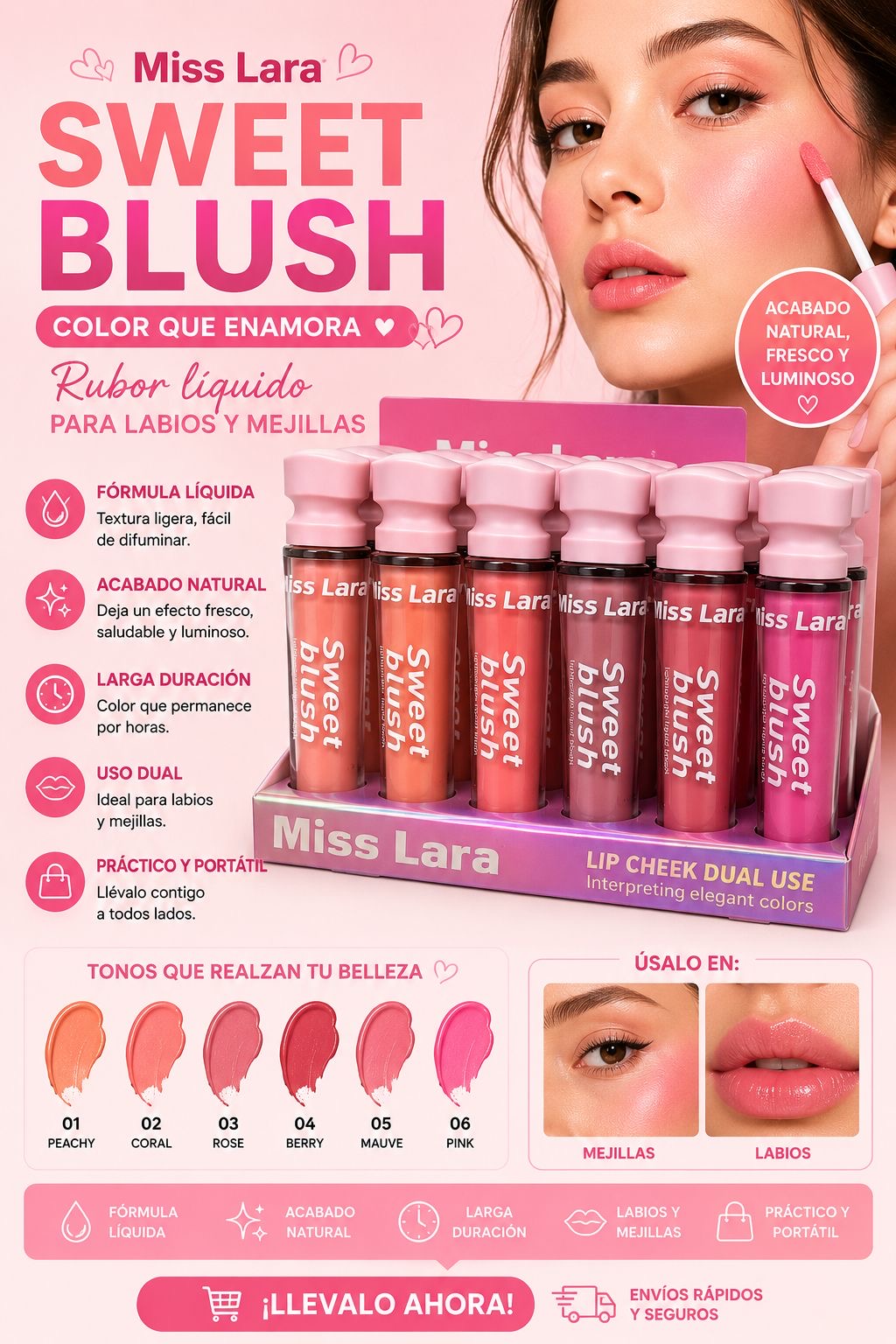 miss lara rubor liquido