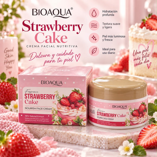 bioaqua crema facial torta frutilla
