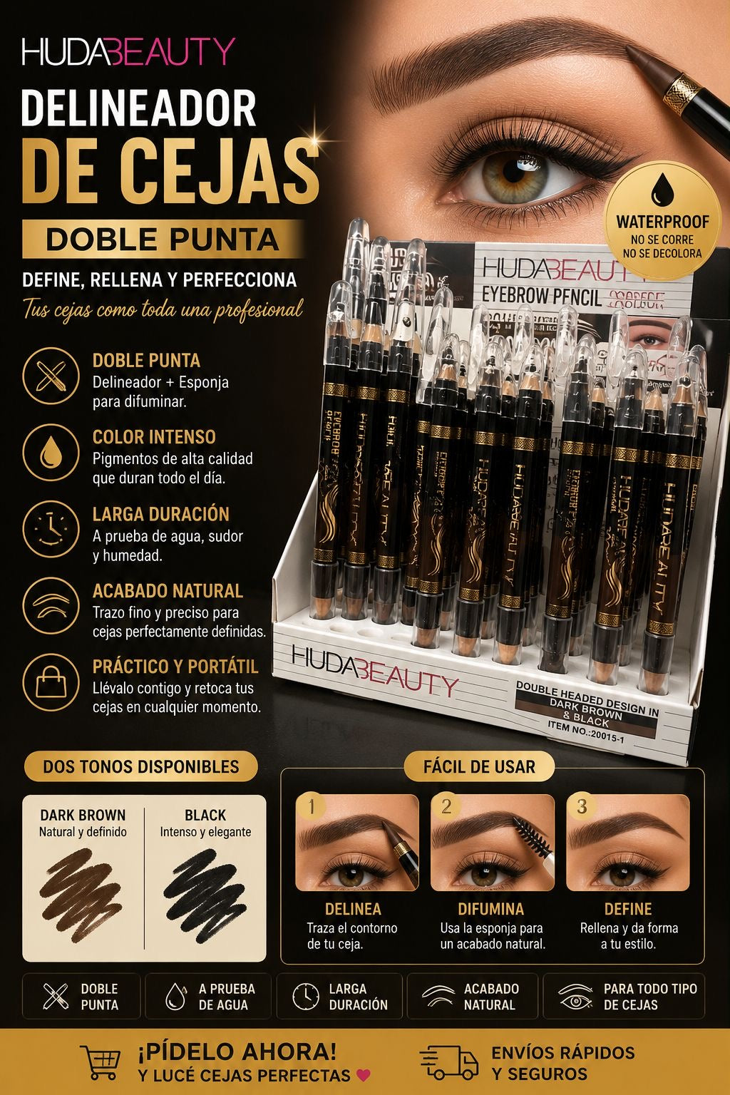 huda beauty lápiz 2en1