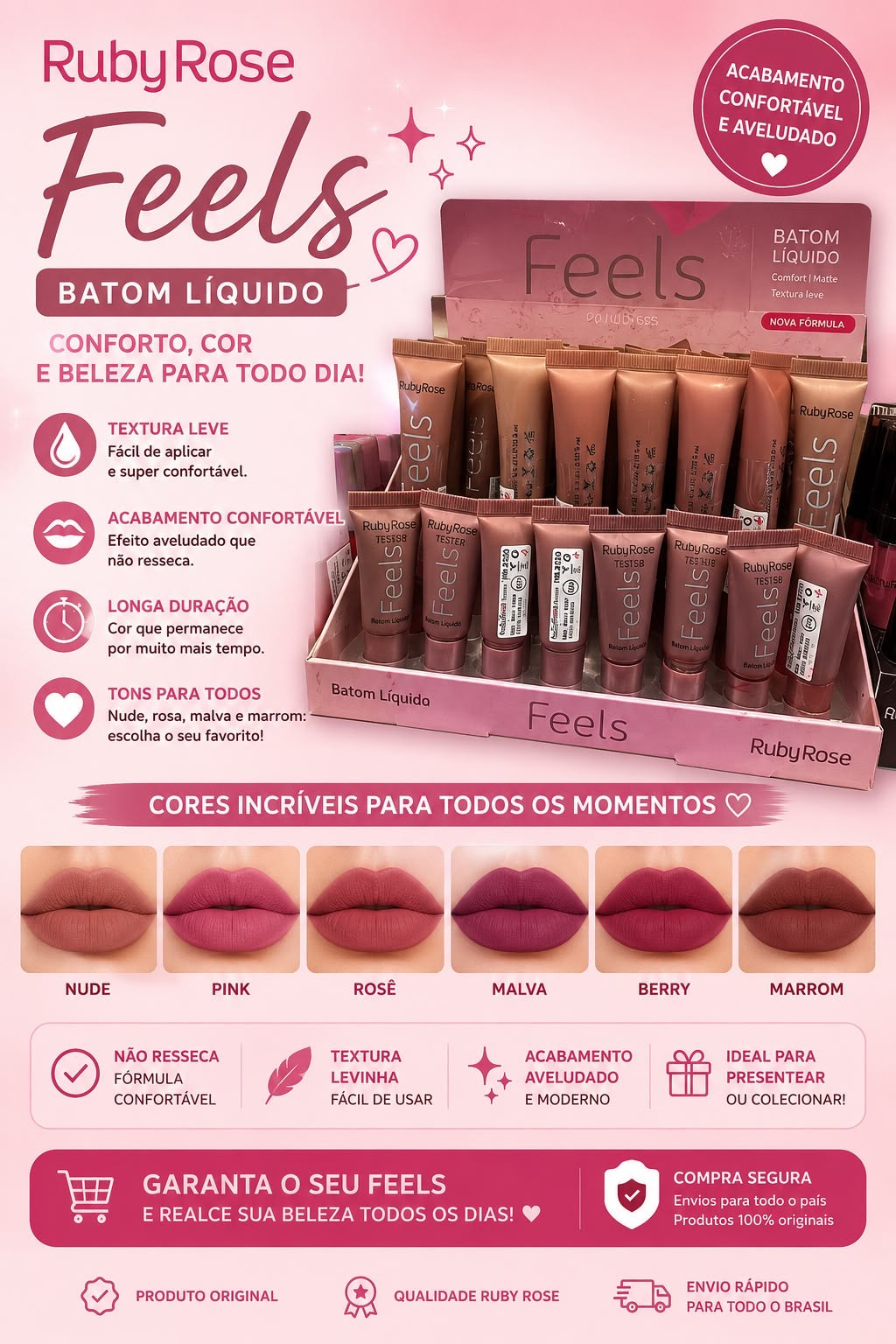 ruby rose lipgloss con color