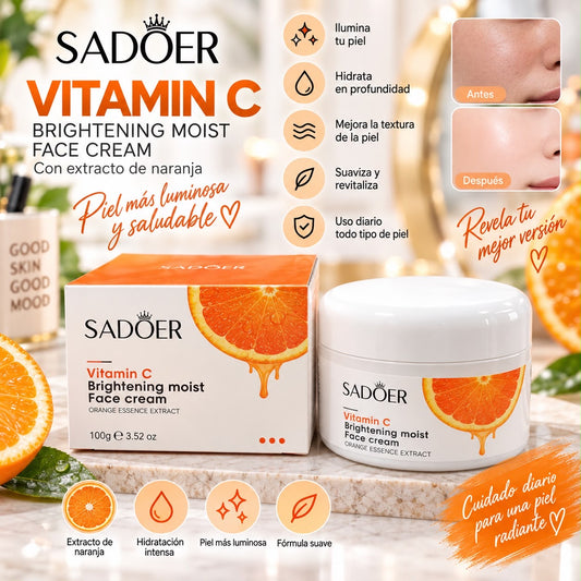 sadoer crema facial vitamina c