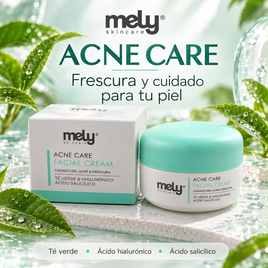 Crema facial para acné