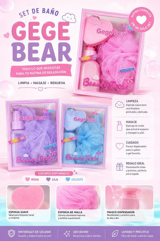 gege bear kit de belleza