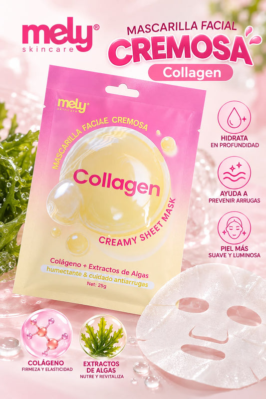 Mely mascarilla facial colageno