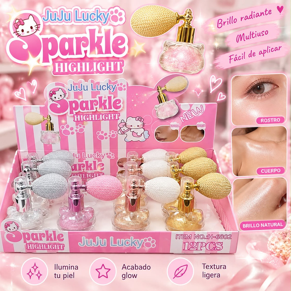 JUJU LUCKY ILUMINADOR POLVO