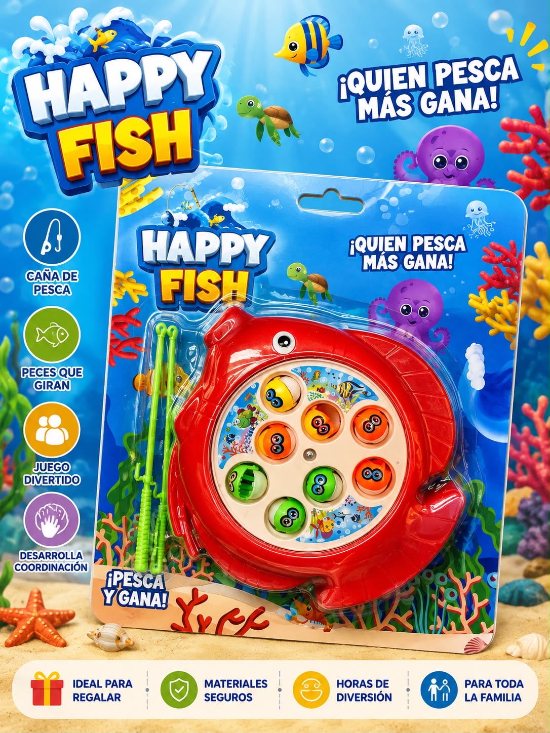 juguete happy fish