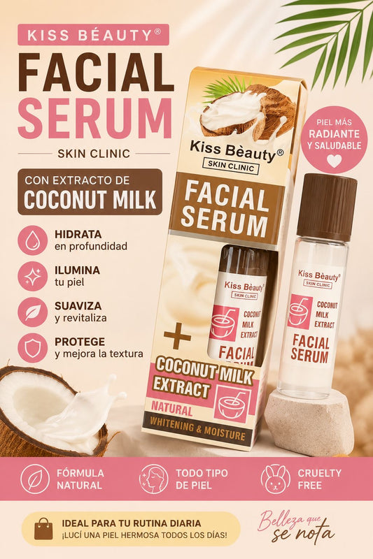 kiss beauty serum con extracto de leche de coco