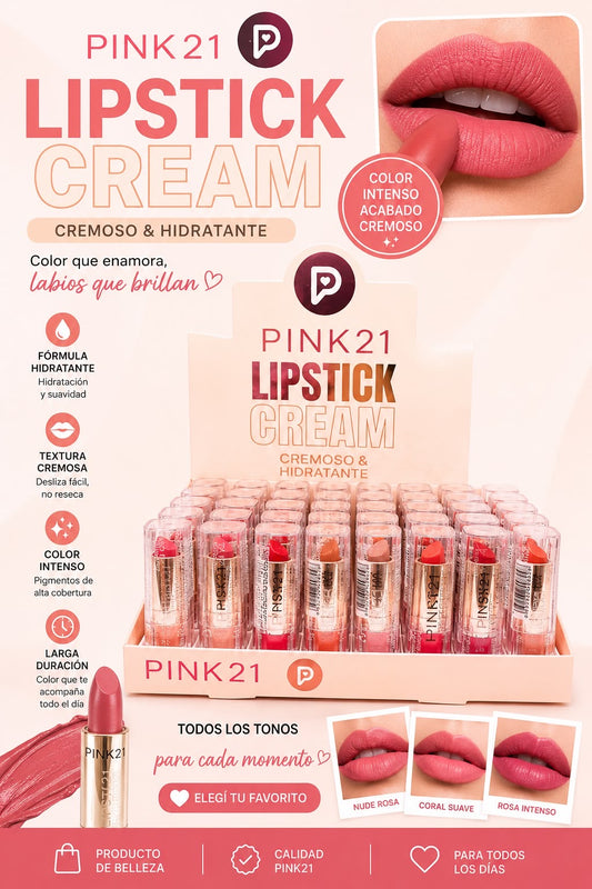 pink21 labial en barra