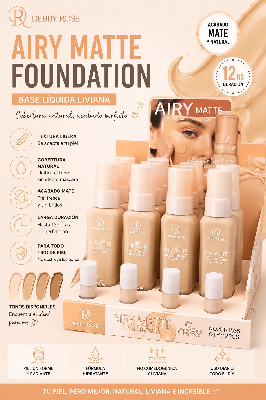 debby rose base liquida