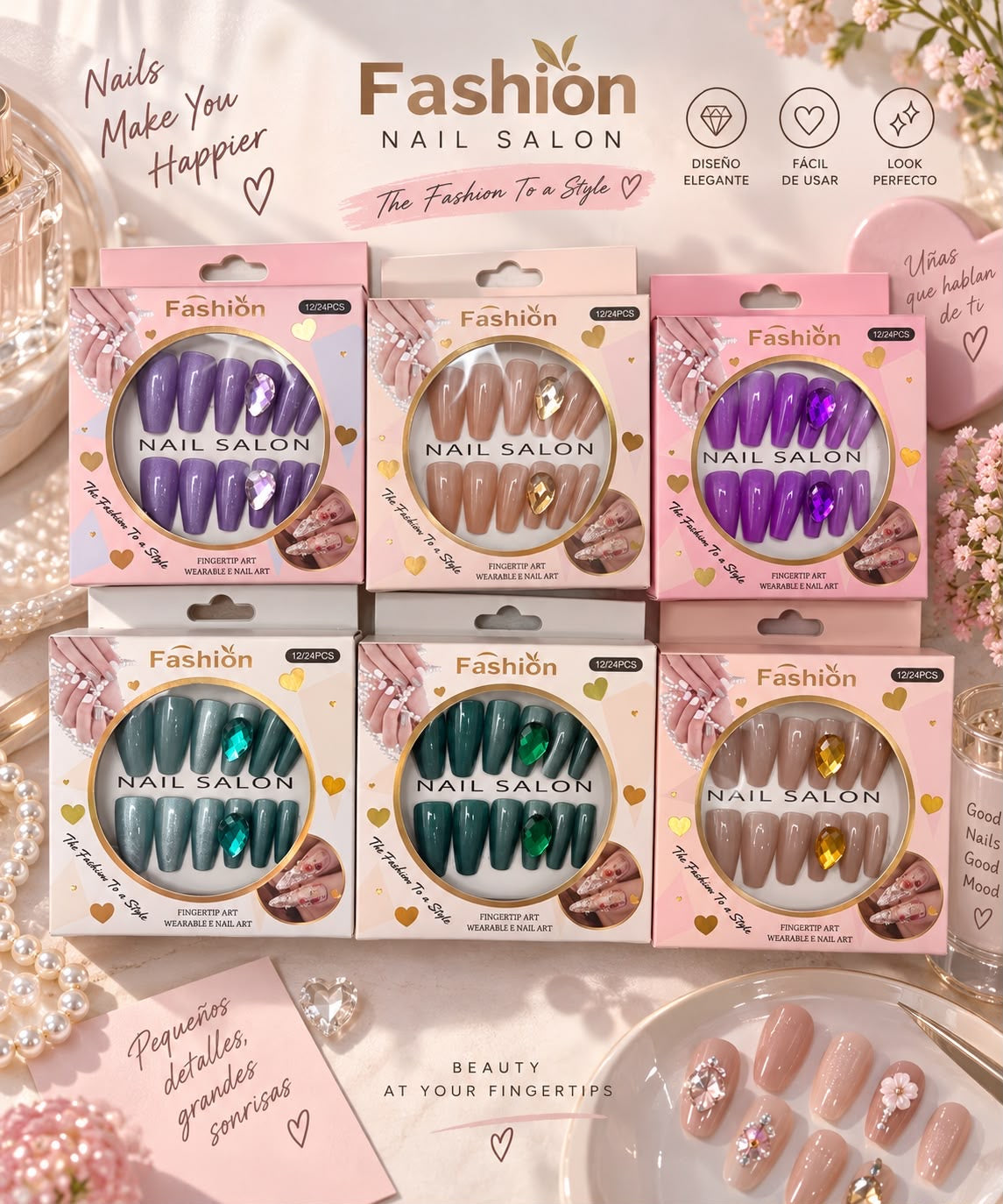 Uñas press on
