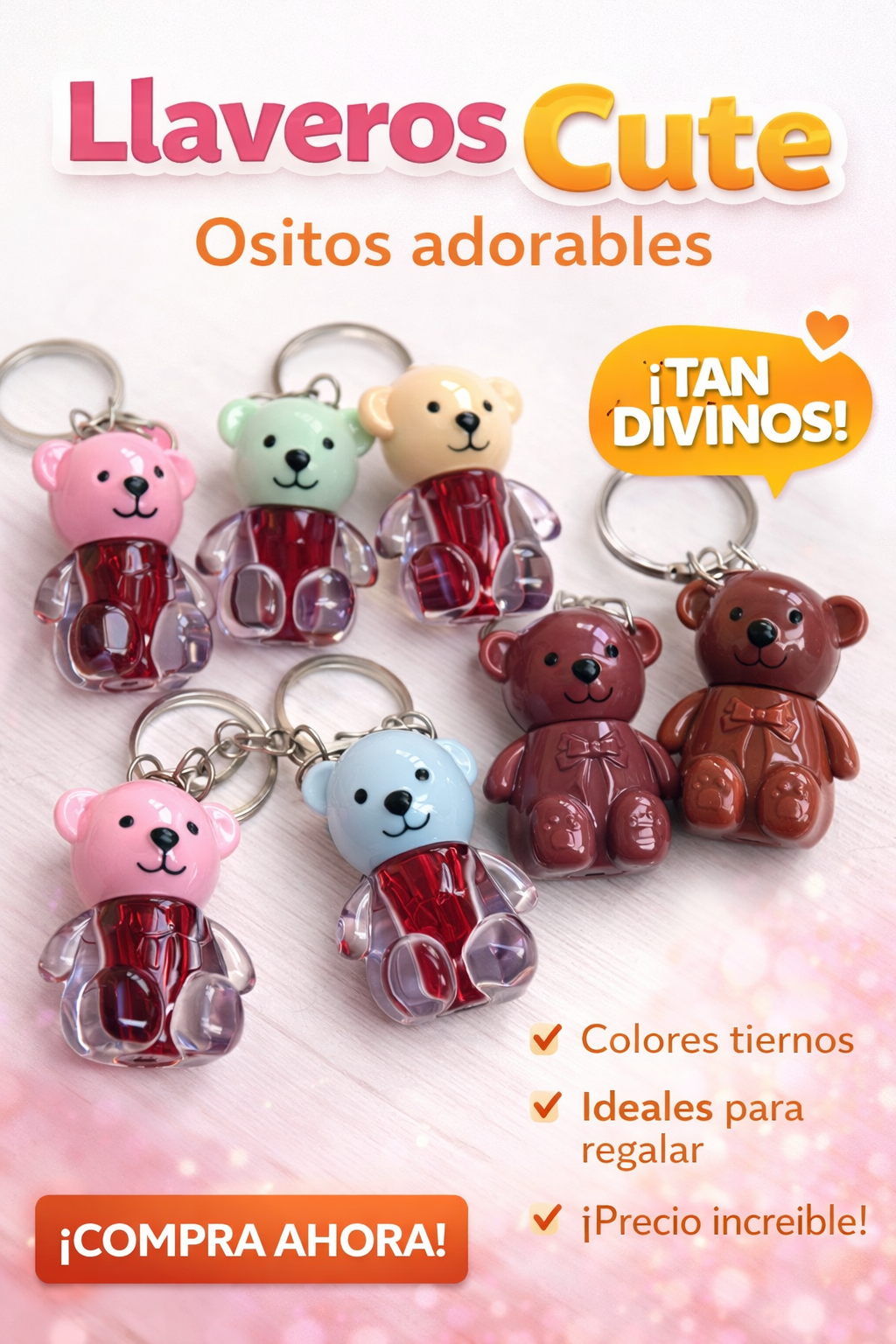 Ositos tintes para labios