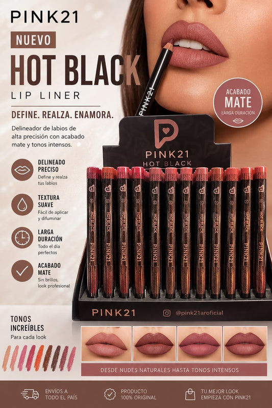 pink 21 lápiz de labios