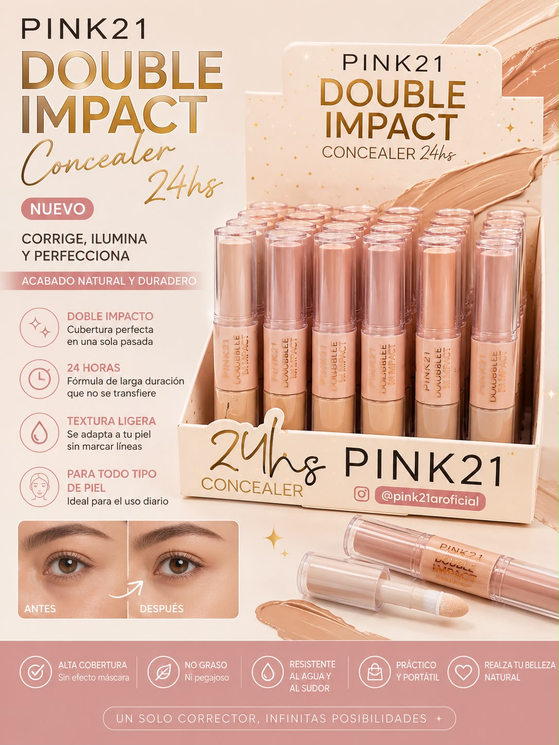 Pink 21, corrector