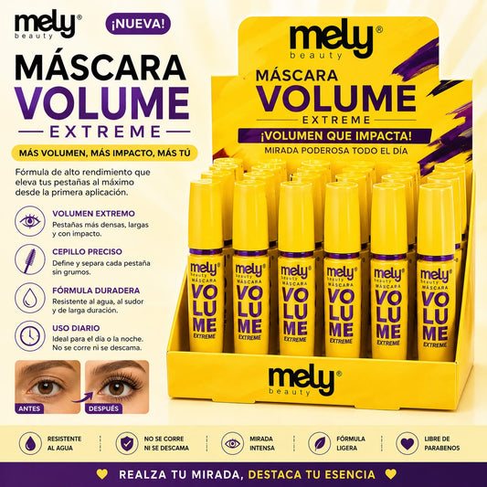 Mely mascara de pestañas volumen