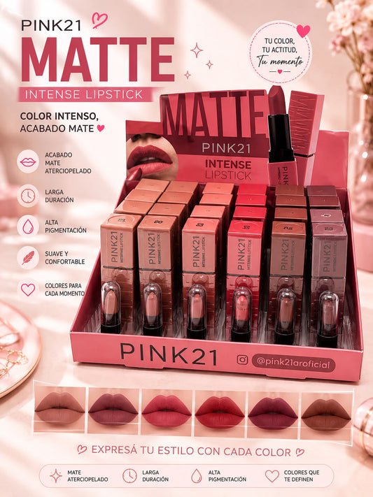 pink21 matte lipgloss
