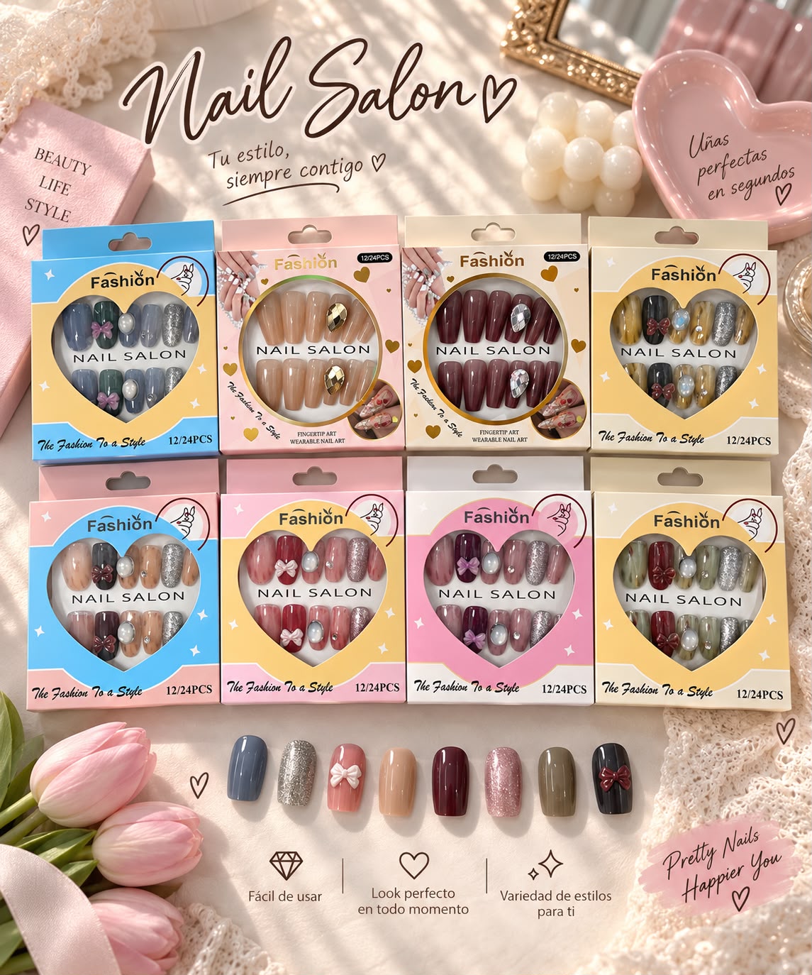 Uñas press on