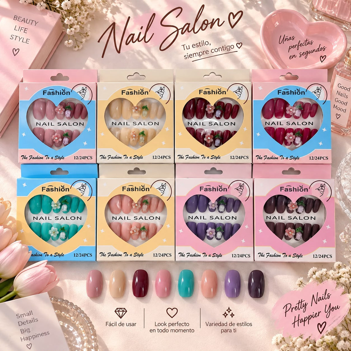 Uñas press on