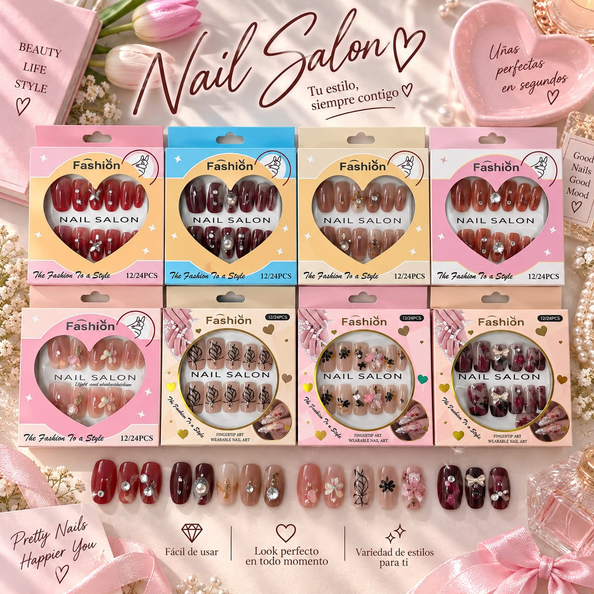Uñas press on