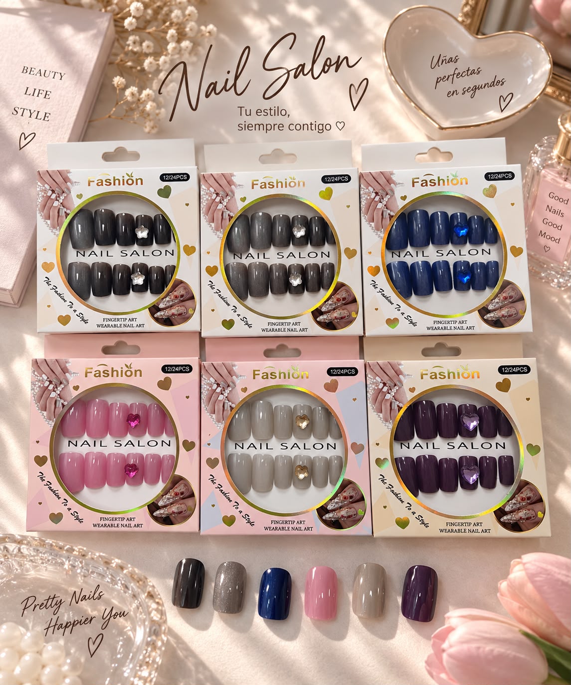 Uñas press on