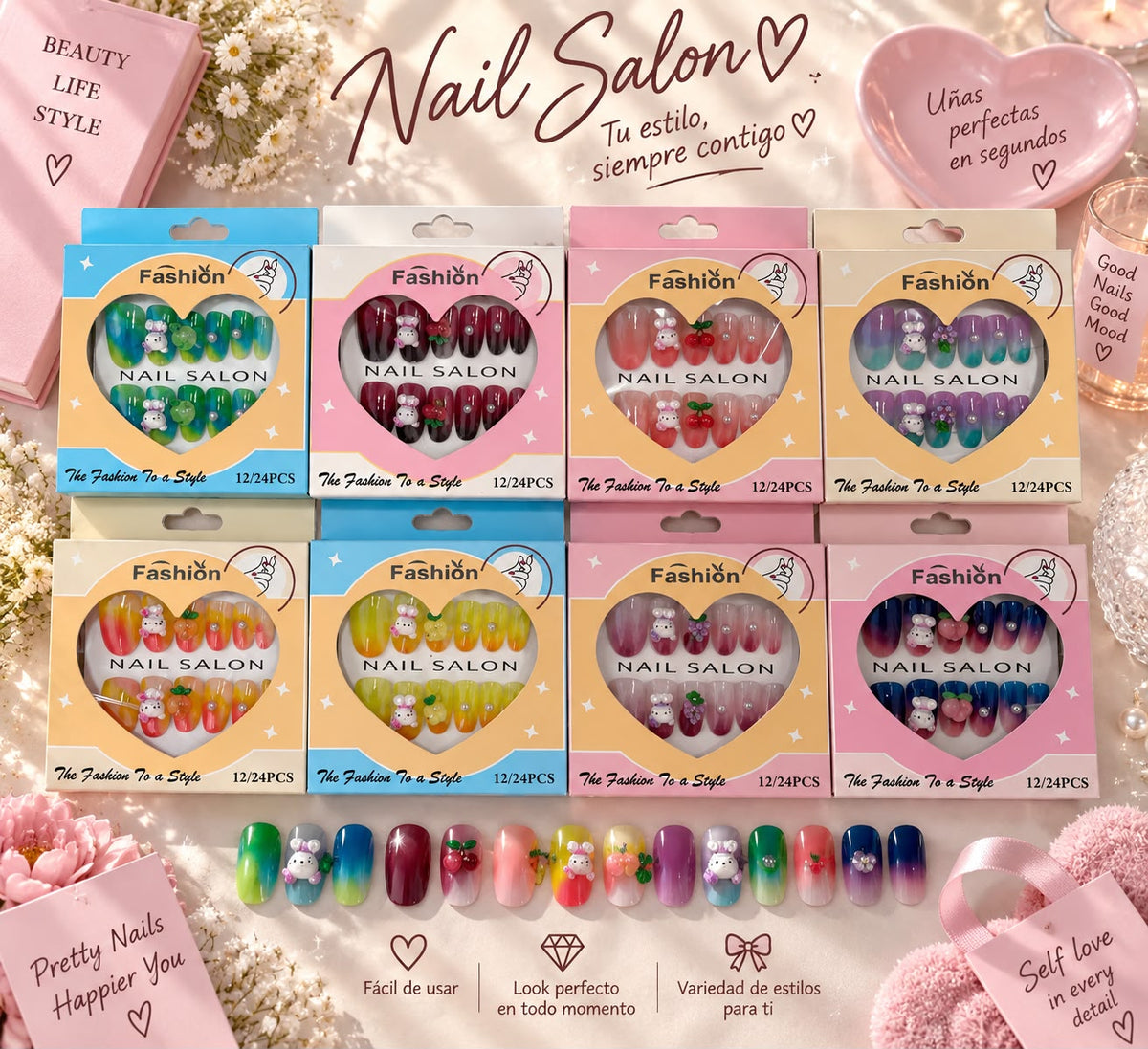 Uñas press on