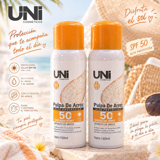 UNI PROTECTOR SOLAR DE ARROZ
