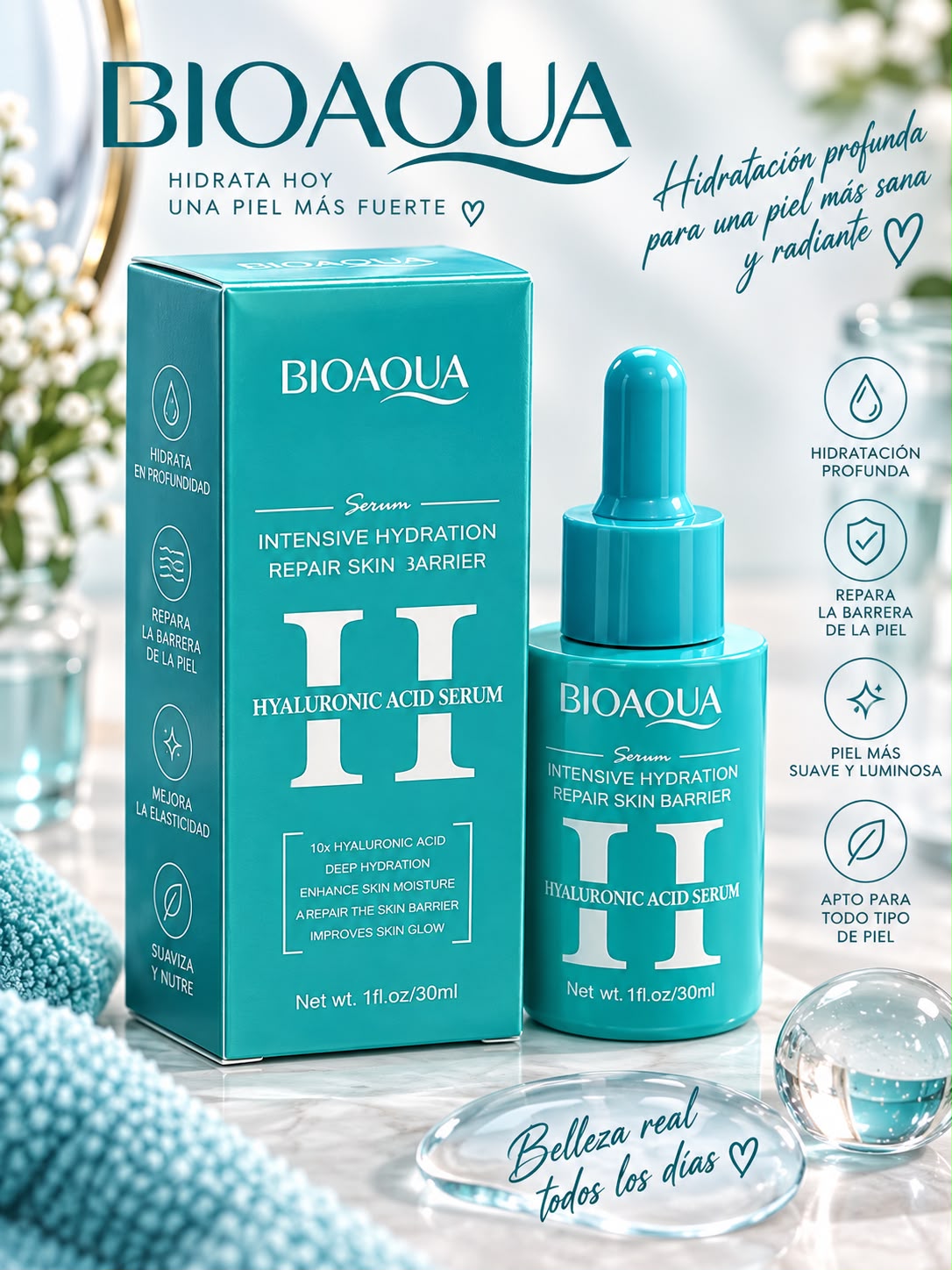 bioaqua serum ácido hyaluronico