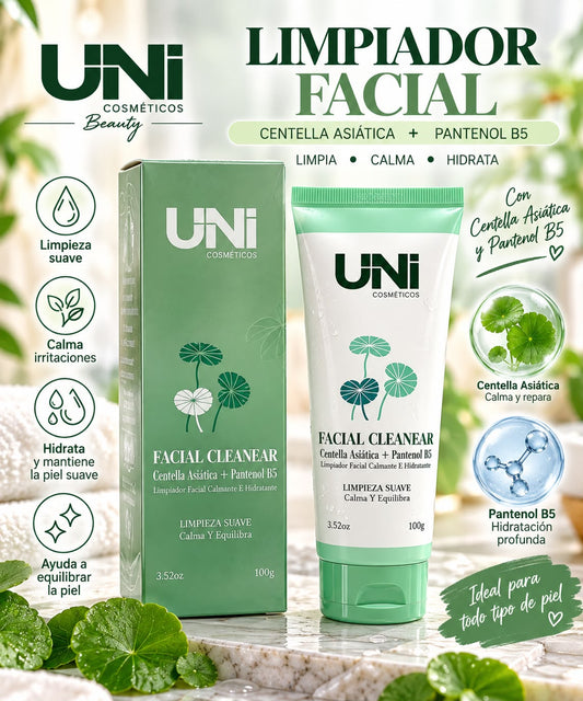 uni limpiador facial centella asiatica