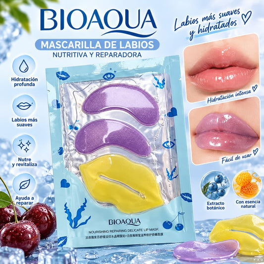 BIOQUA KIT MASCARILLA PARA LABIOS Y OJOS