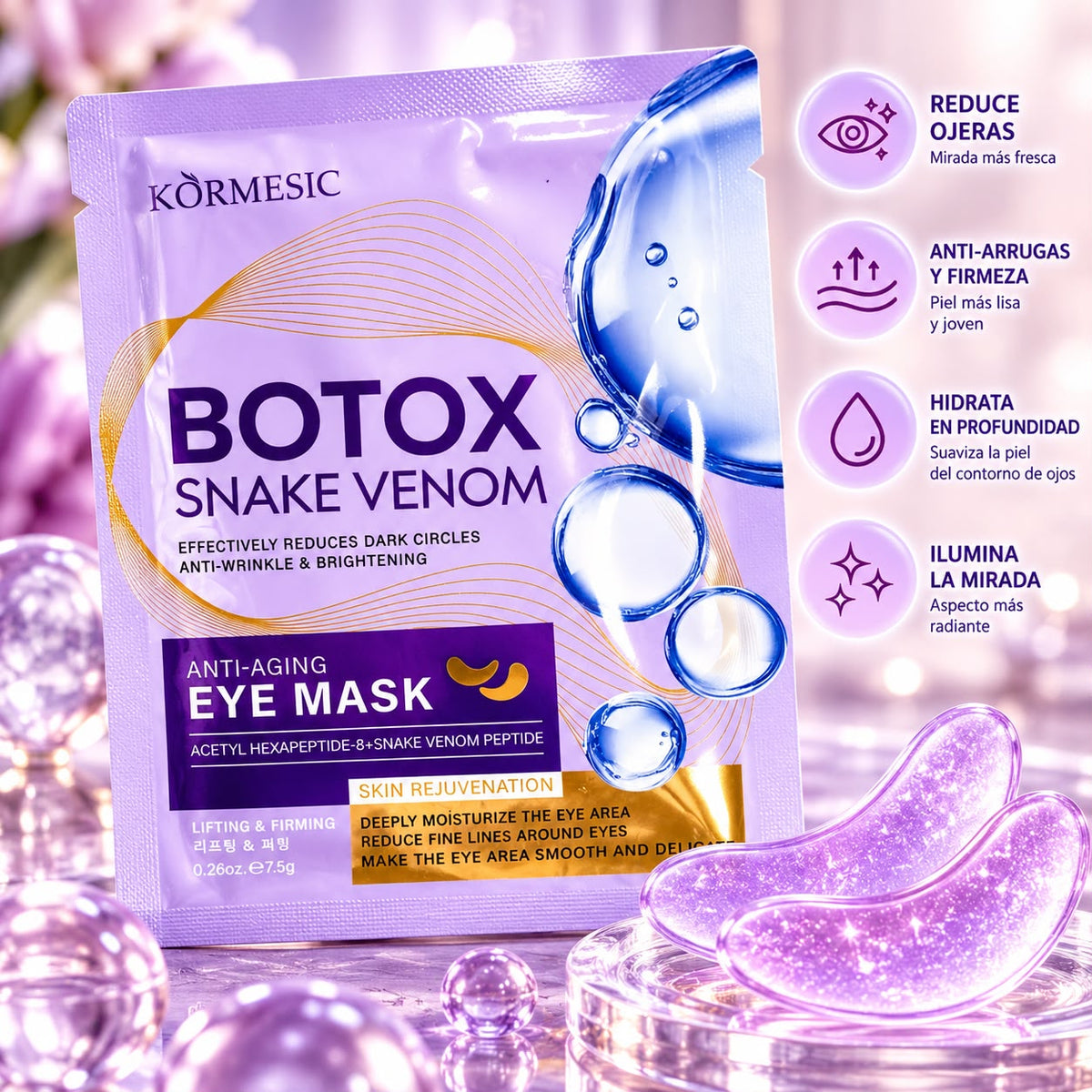 KORMESIC BOTOX SNAKE MASCARILLA P/OJOS