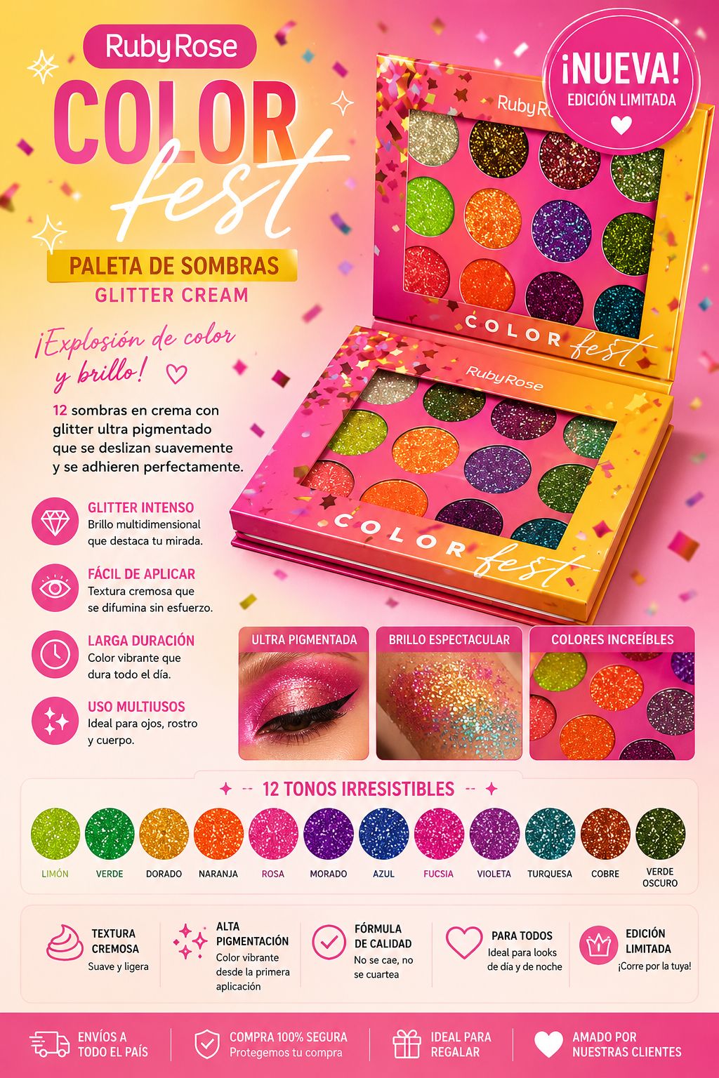 ruby rose glitter