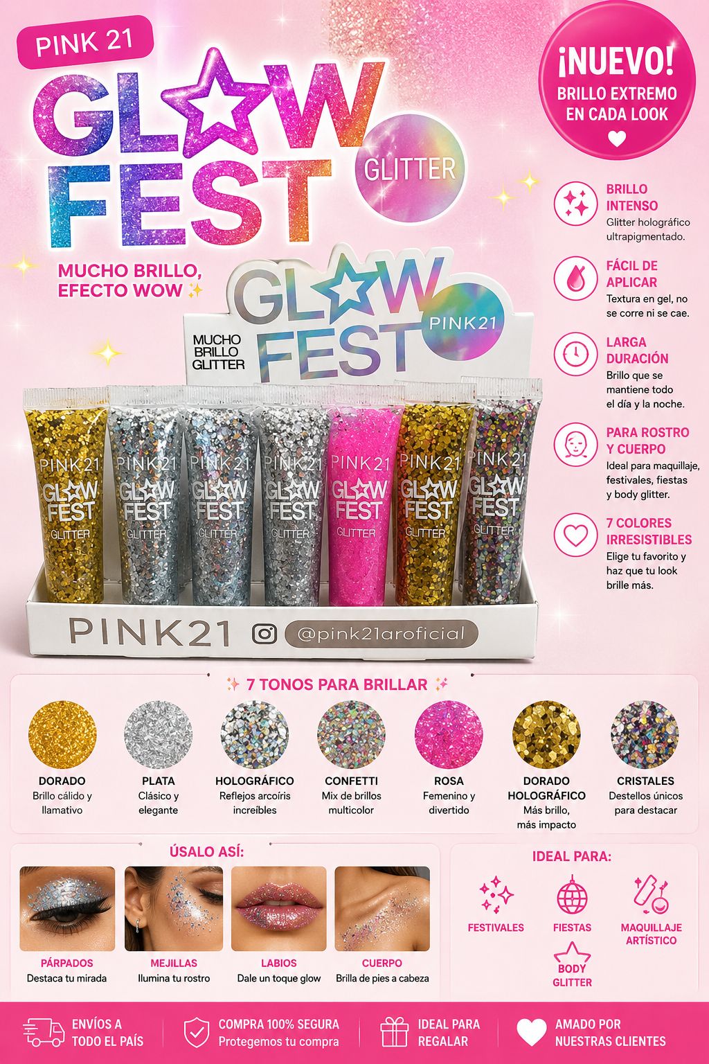 pink21 glitter