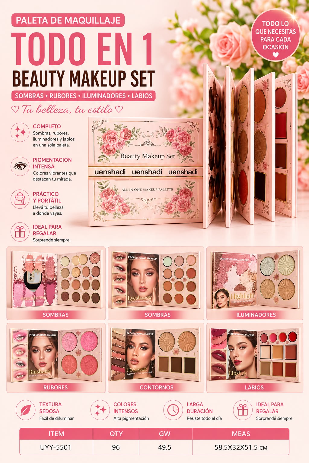 paleta de maquillaje