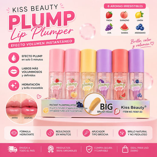 kiss beauty labial plum