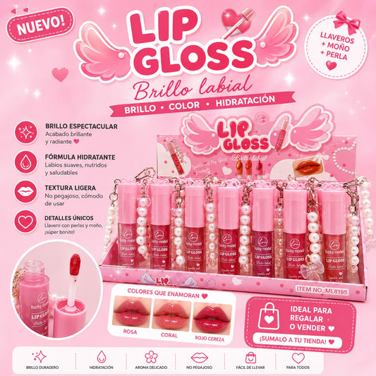 lucky model lipgloss