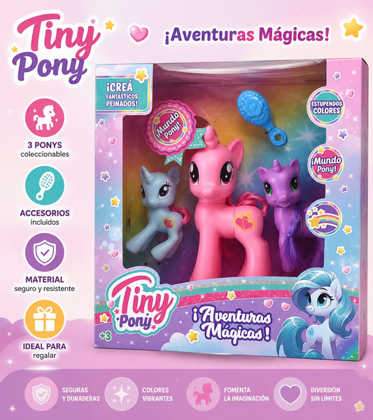 juguete tiny pony kit uniconio