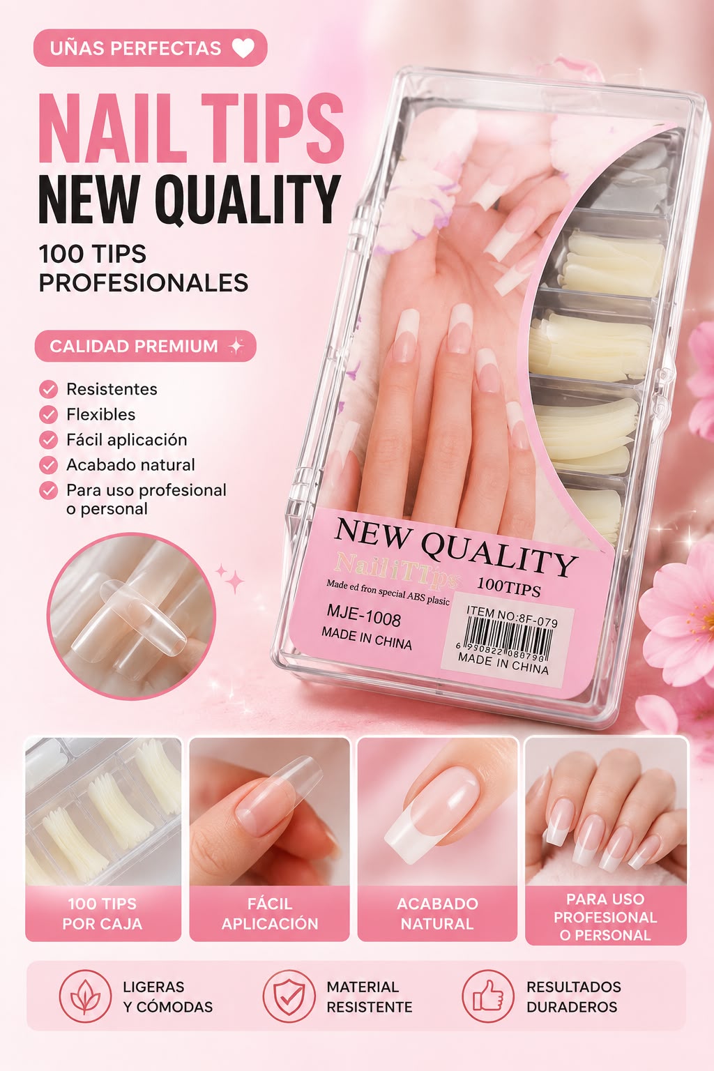 tips de uñas