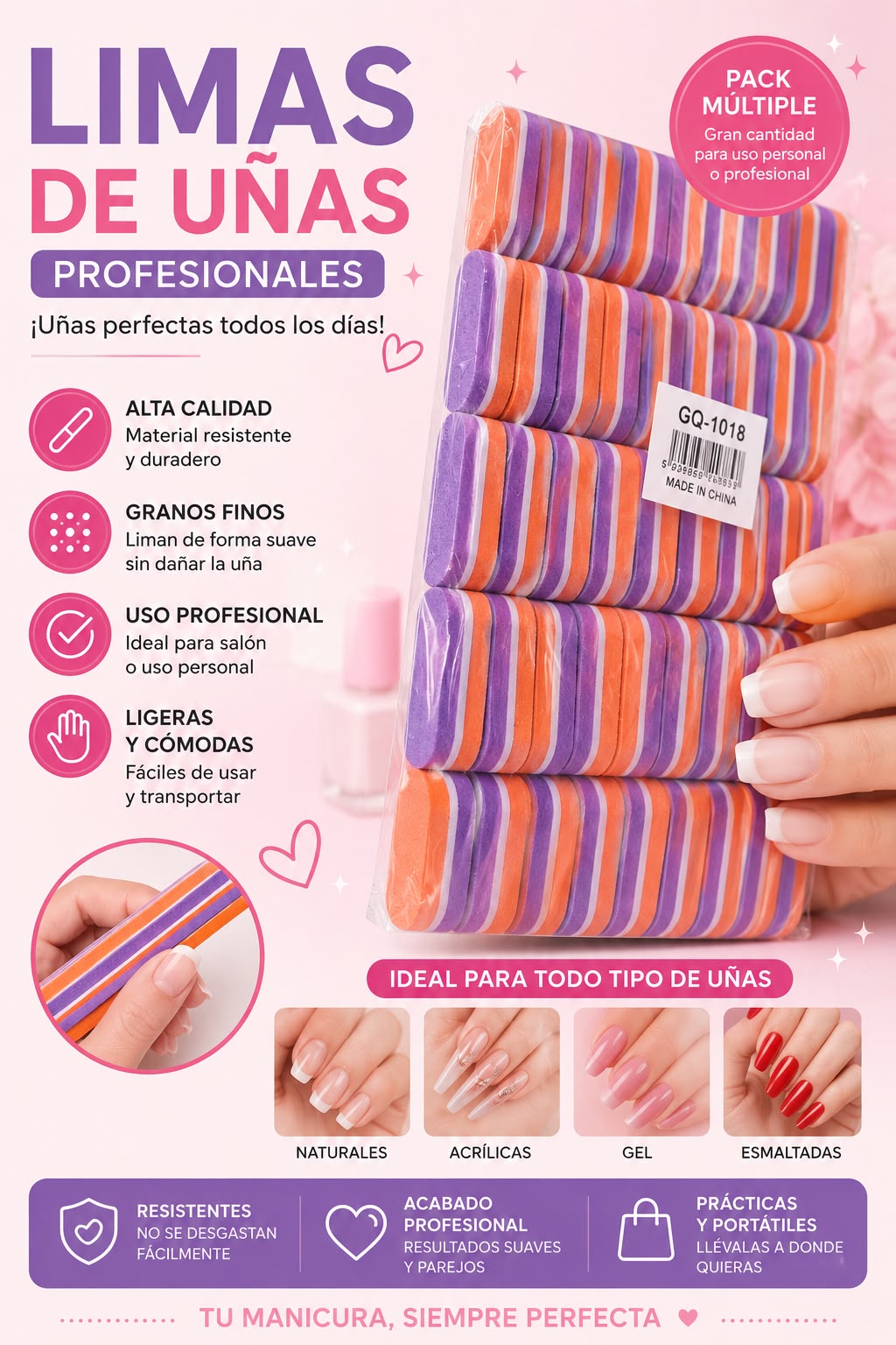 limas de uñas