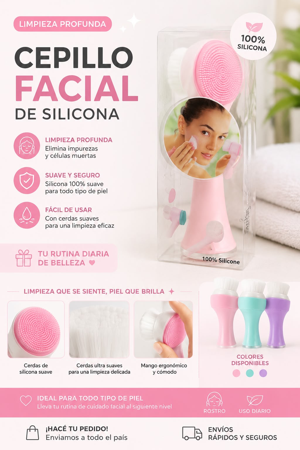 cepillo limpiador facial