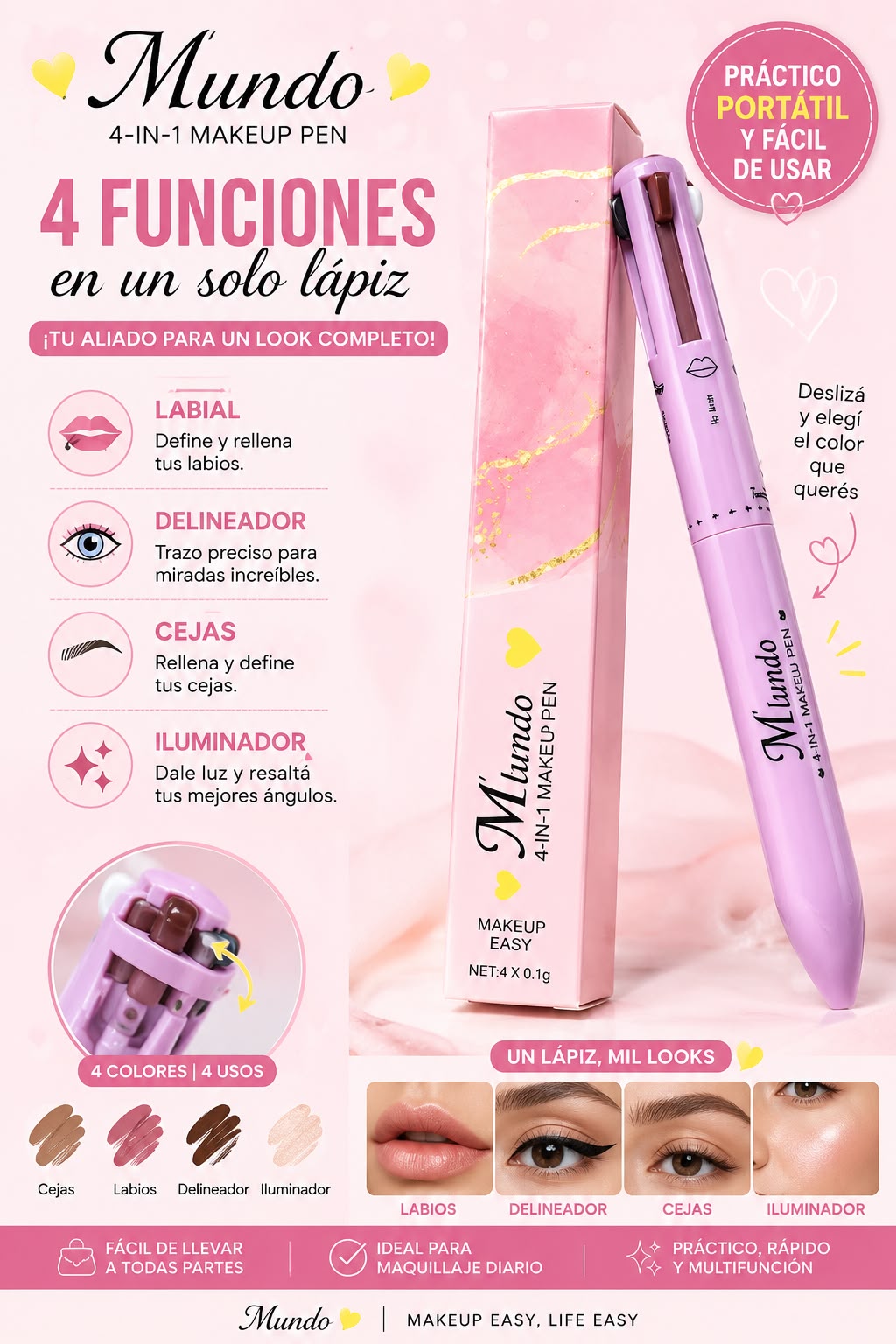 mlundo lapiz 4en1