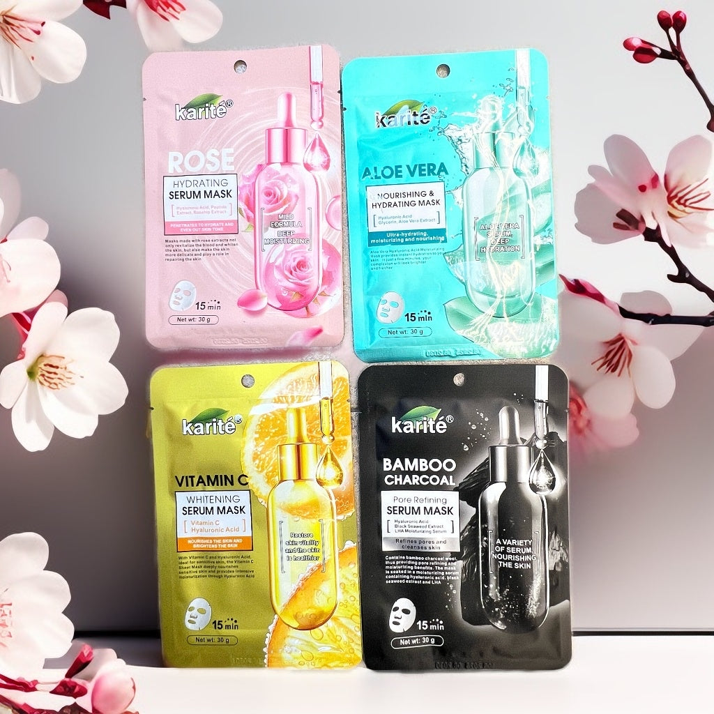 Mascarilla facial +serum para cara C/U