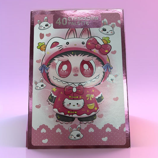 Paleta de sombra 40 color con espejo dibujo animado