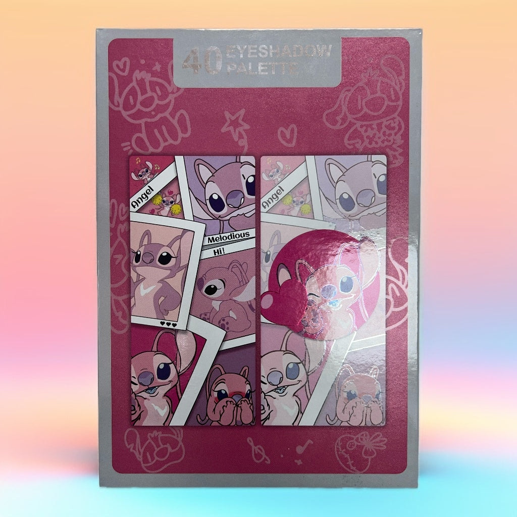 Paleta de sombra 40 color con espejo dibujo animado