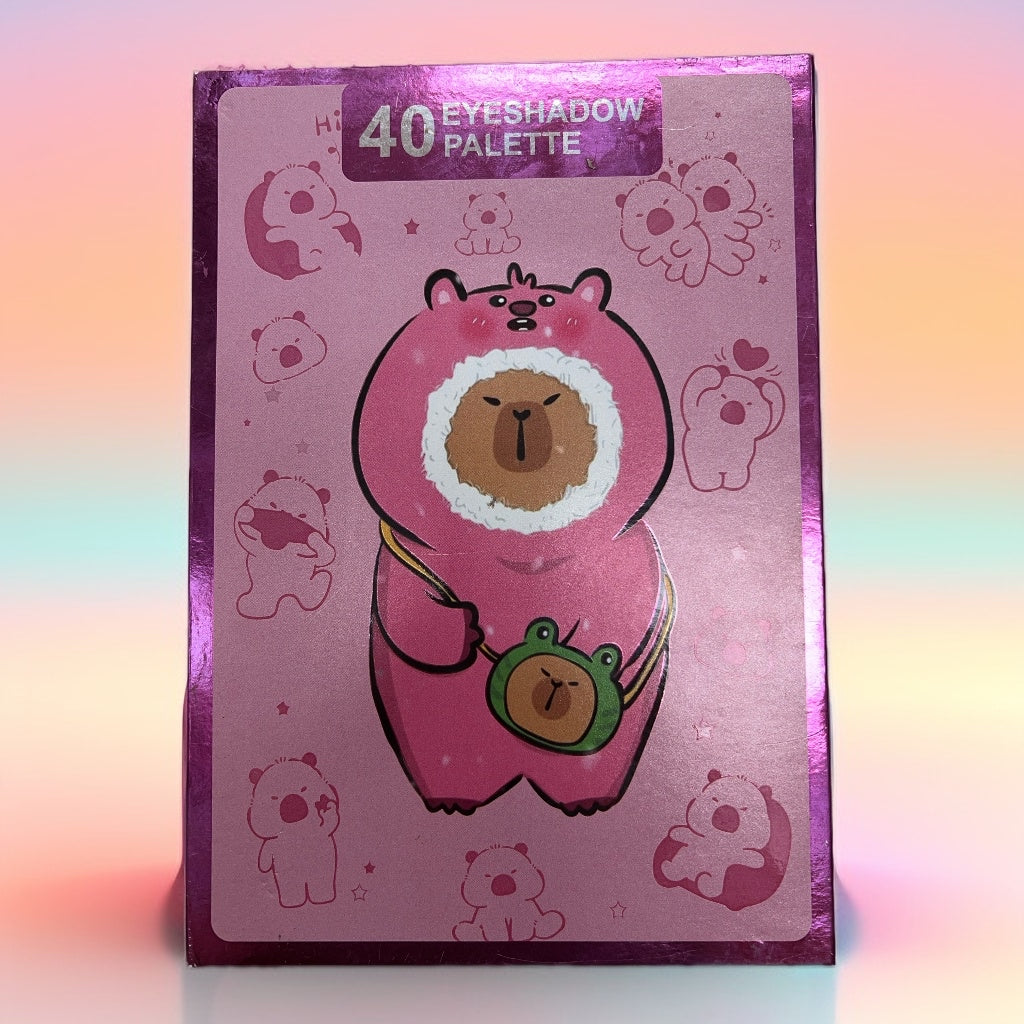 Paleta de sombra 40 color con espejo dibujo animado