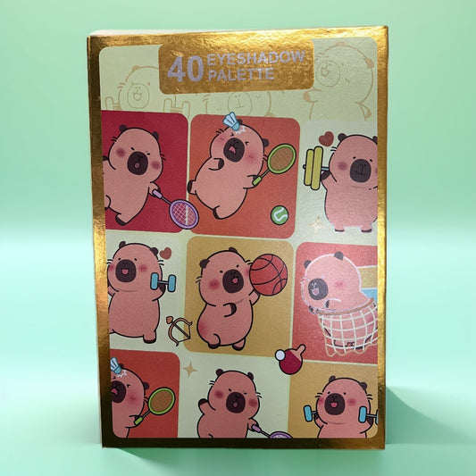 Paleta de sombra 40 color con espejo dibujo animado