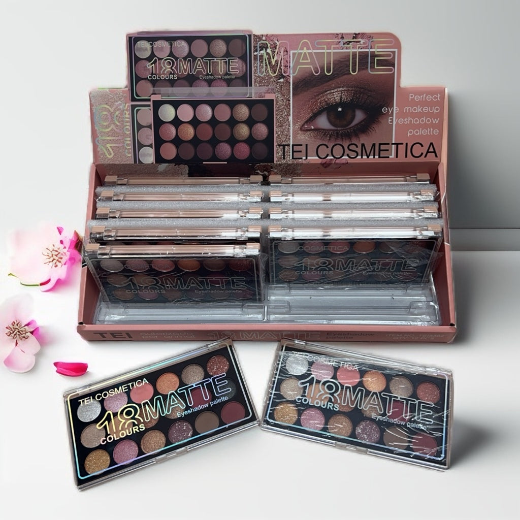 TEI PALETA DE SOMBRA 18 COLORES