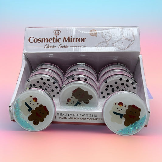 Espejo doble cara de cartera